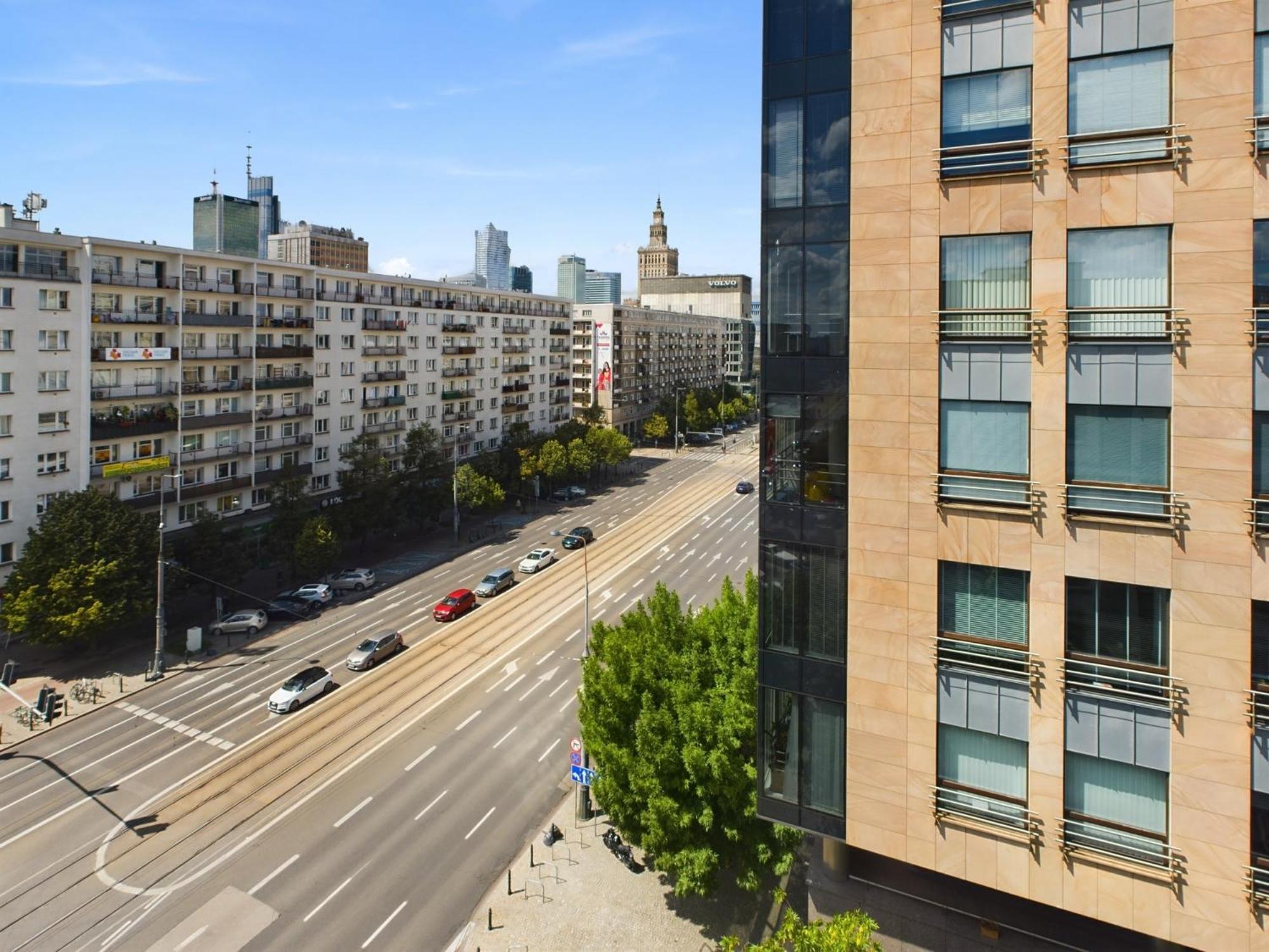 City Center Apartments Hoza By Noclegi Renters Warschau Buitenkant foto