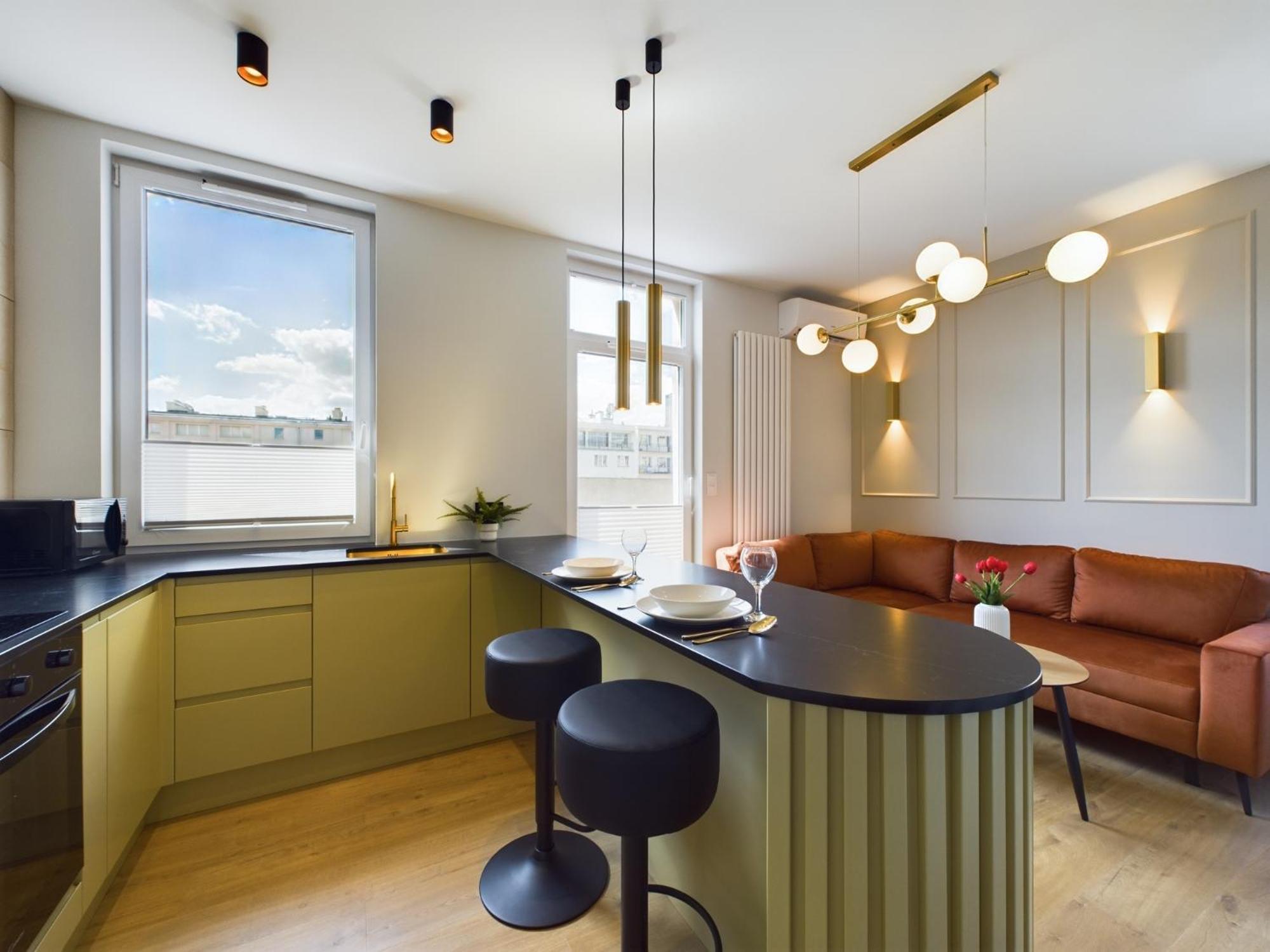 City Center Apartments Hoza By Noclegi Renters Warschau Buitenkant foto
