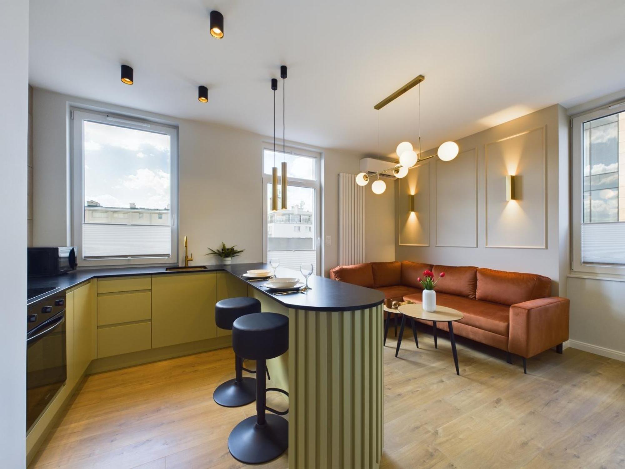 City Center Apartments Hoza By Noclegi Renters Warschau Buitenkant foto